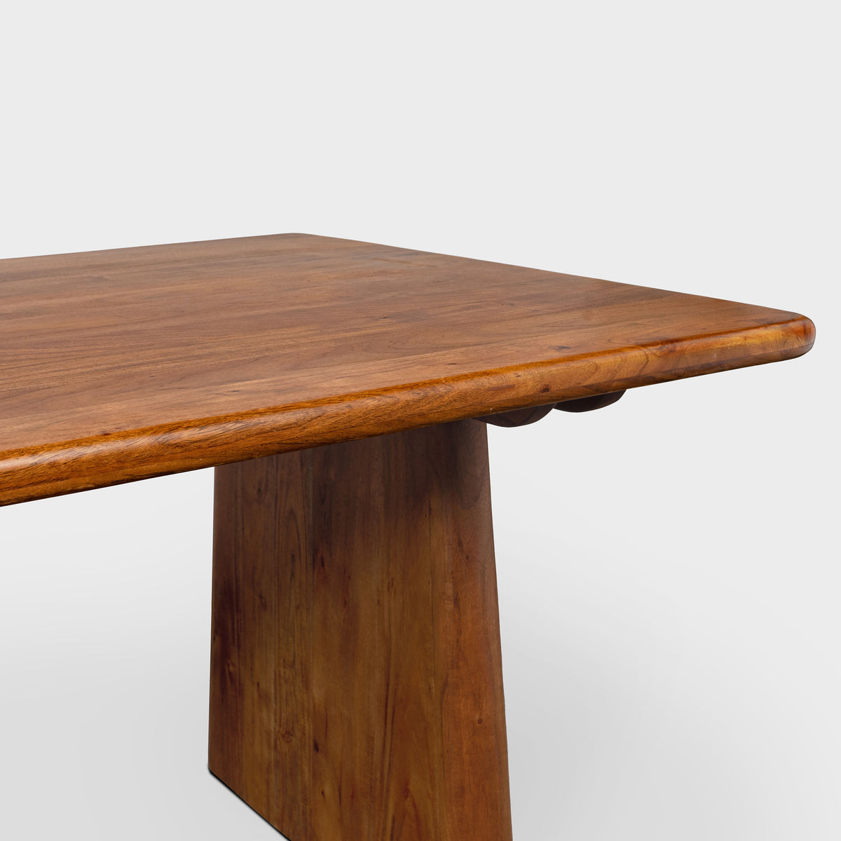 Finnian Dining Table in Honey Brown