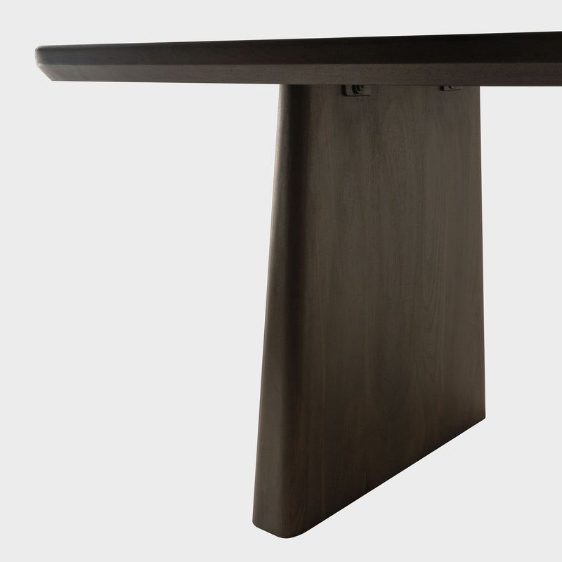 Finnian Dining Table in Dark Walnut