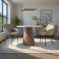 Naveen Condo Dining table in Medium Walnut