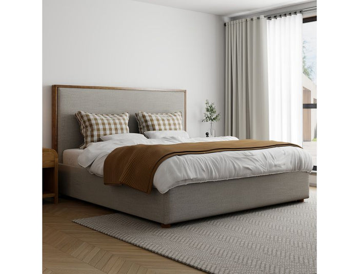 Andover Upholstered Bed w/storage