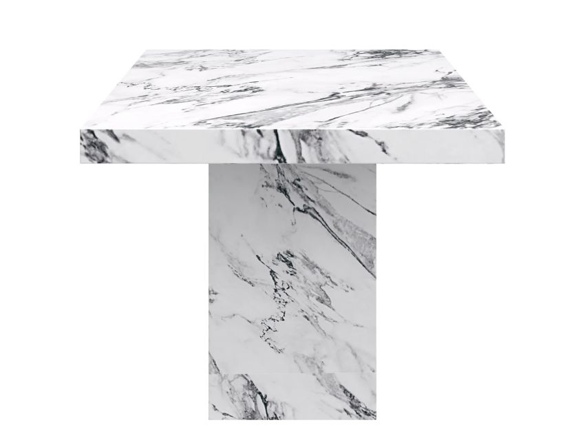 Aurelia Bulgari White Rectangular Dining Table