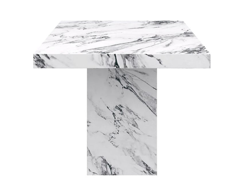 Aurelia Bulgari White Rectangular Dining Table