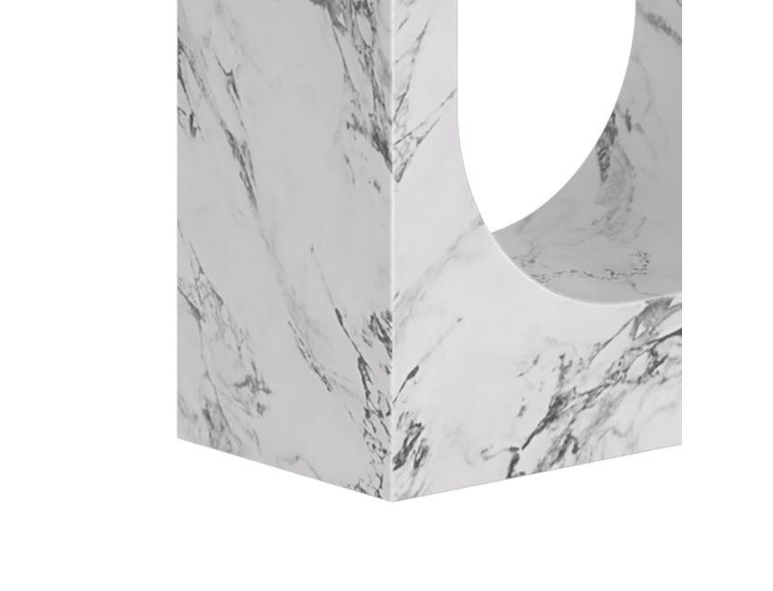 Aurelia Bulgari White Rectangular Dining Table