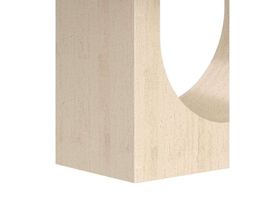 Aurelia Travertine Rectangular Dining Table