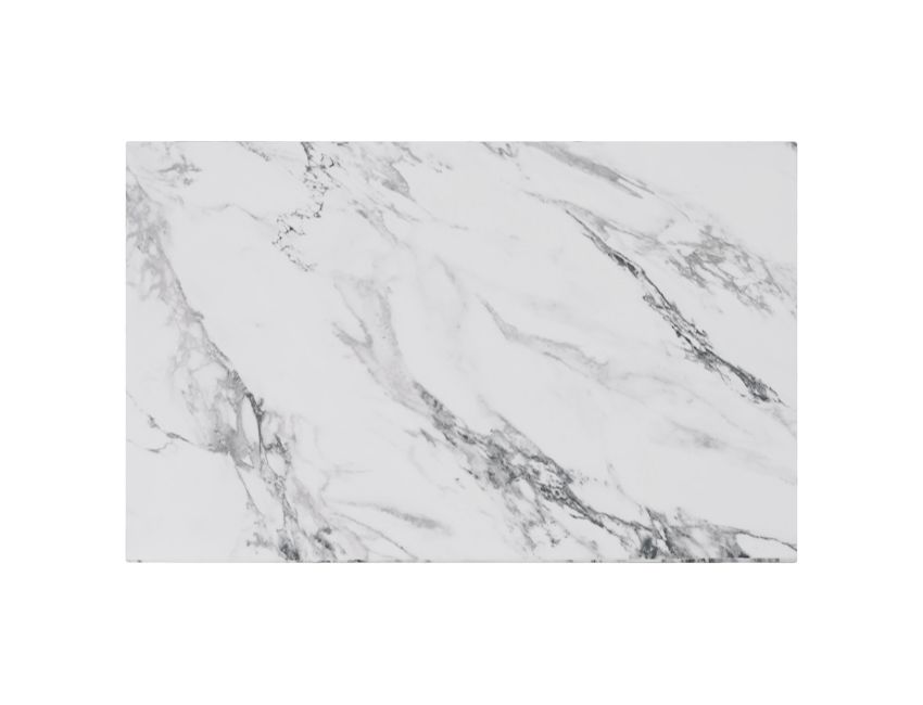 Atticus Bulgari White Rectangular Coffee Table