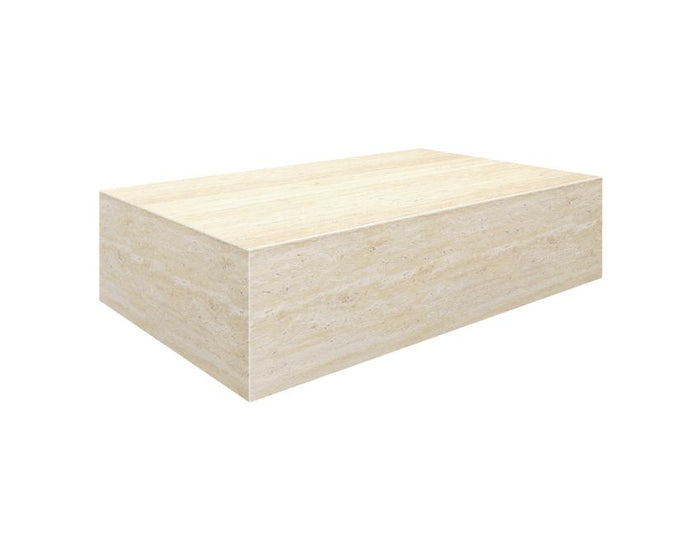 Artemis Travertine Rectangular Coffee Table