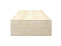 Artemis Travertine Rectangular Coffee Table
