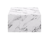 Atticus Bulgari White Arched Rectangular Coffee Table