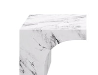 Atticus Bulgari White Arched Rectangular Coffee Table