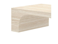 Atticus Travertine Arched Rectangular Coffee Table