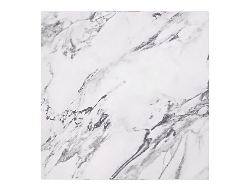 Artemis Bulgari White Square Accent Table