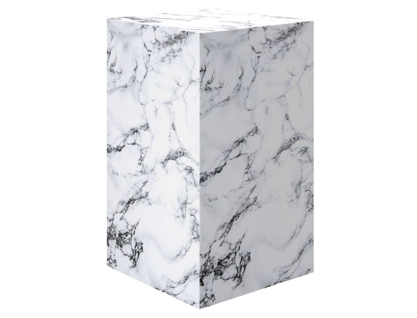 Artemis Bulgari White Tall accent table