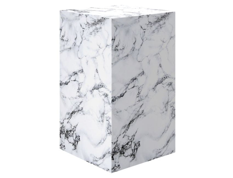 Artemis Bulgari White Tall accent table