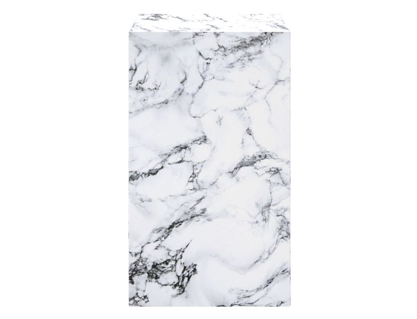 Artemis Bulgari White Tall accent table