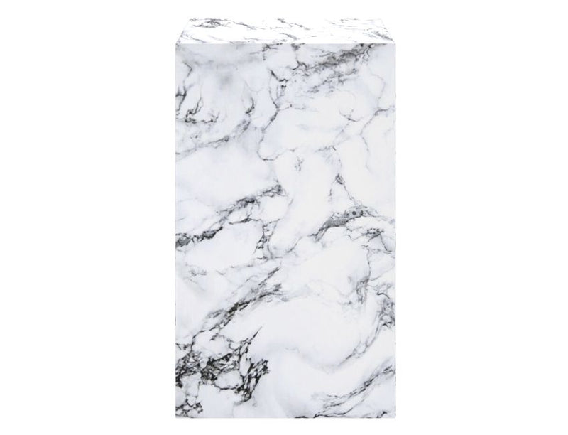 Artemis Bulgari White Tall accent table