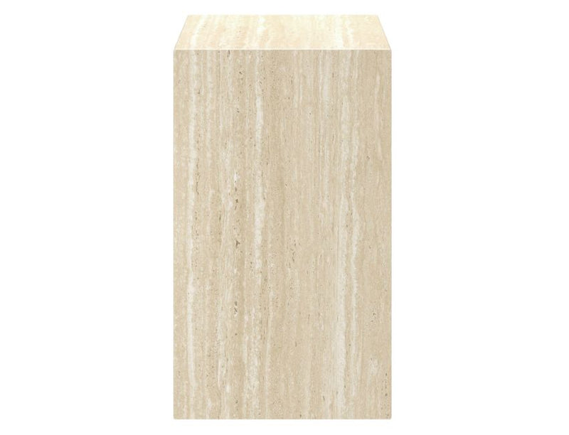 Artemis Travertine Tall Accent Table