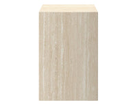 Atticus Travertine Accent Table