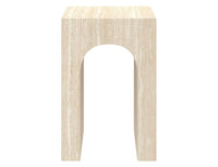 Atticus Travertine Accent Table