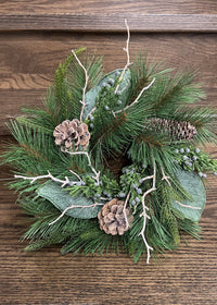 Holiday Greens Candle Ring