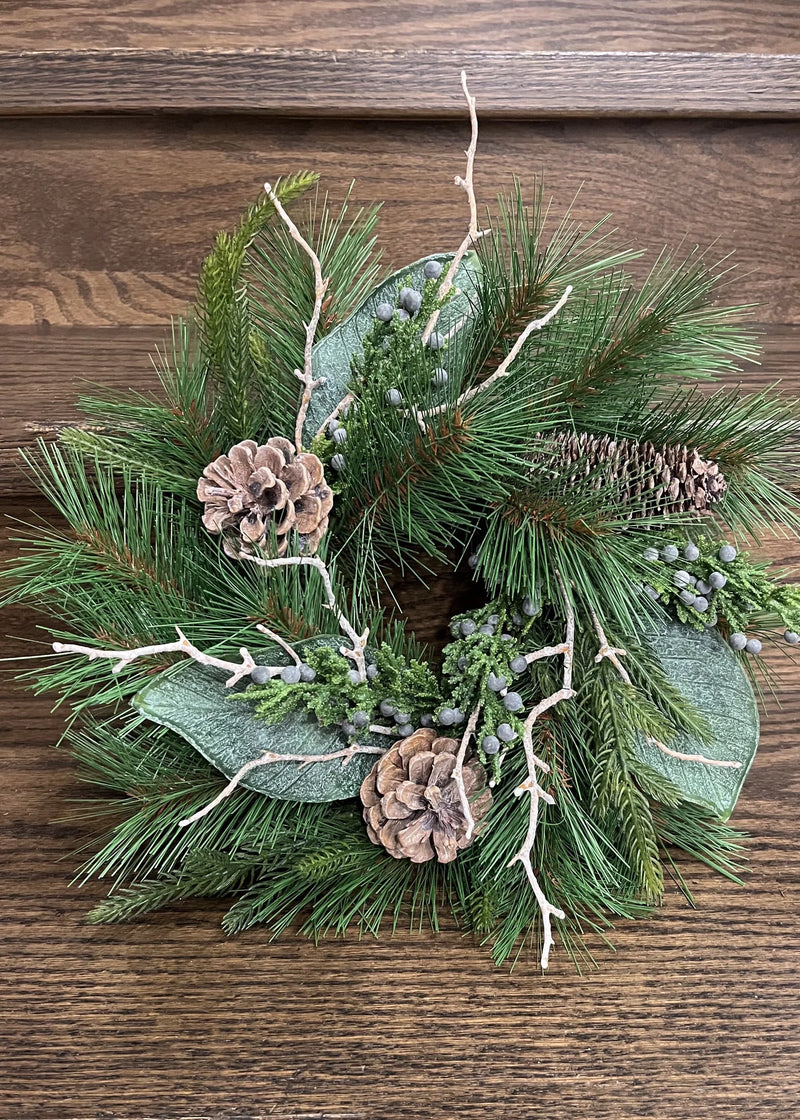 Holiday Greens Candle Ring