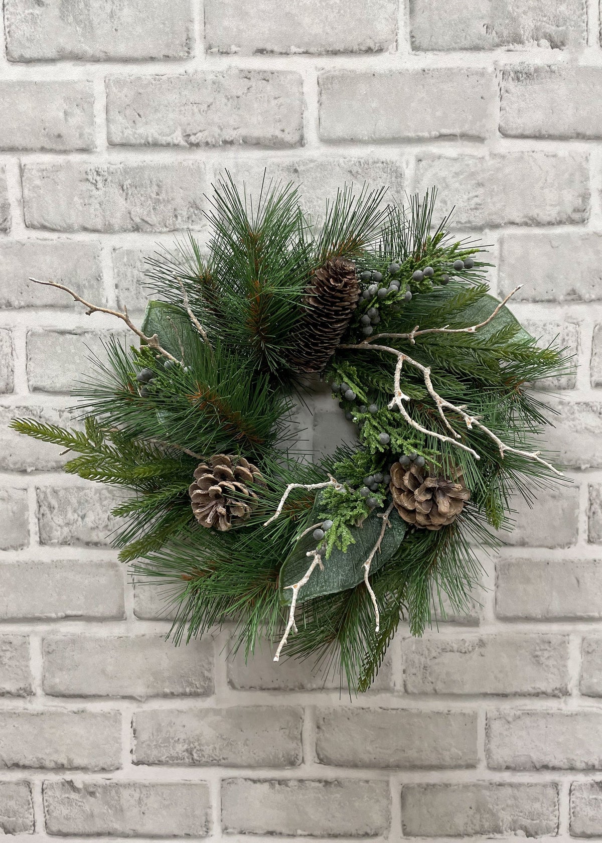 Holiday Greens Candle Ring