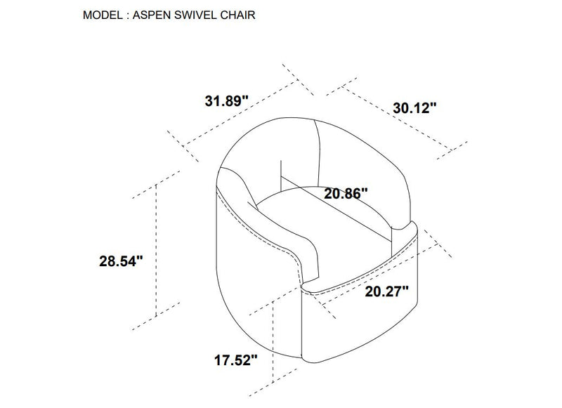 Aspen Swivel Chair