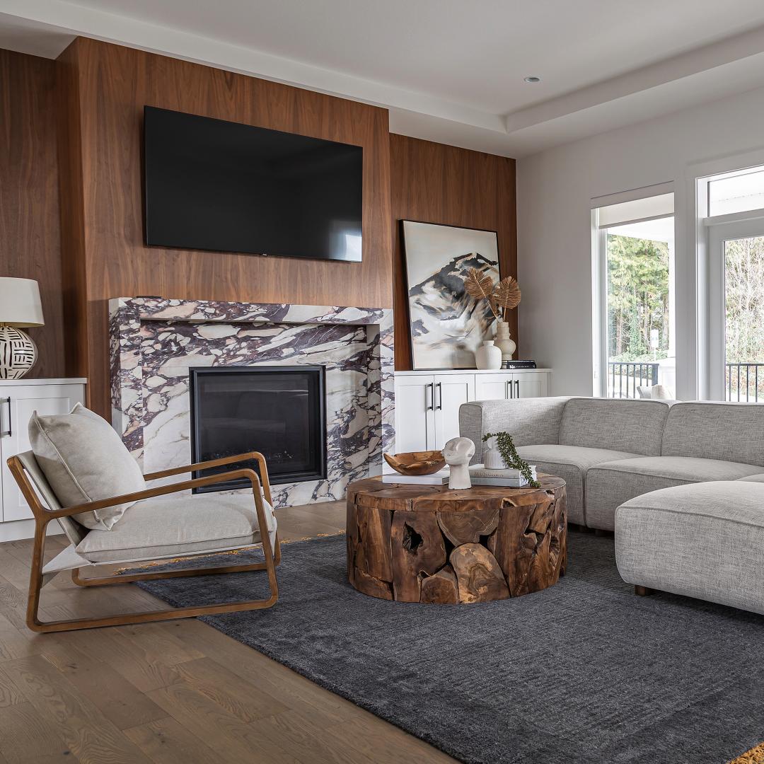 Natura Flow Round coffee table