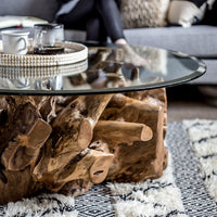 Natura Round Root Coffee Table - Large