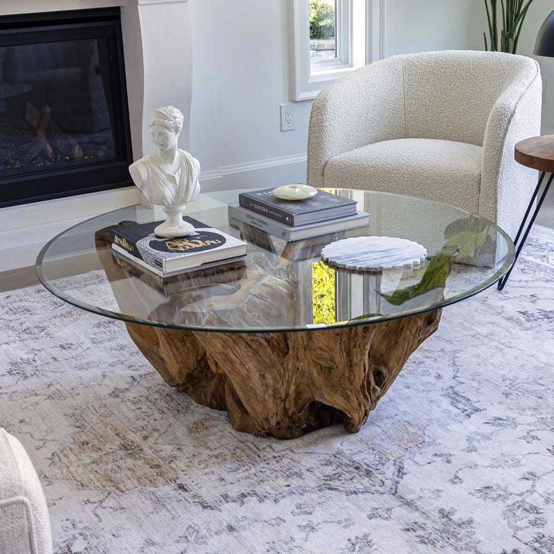 Natura Round Root Coffee Table - Small