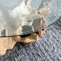 Natura Round Root Coffee Table - Small