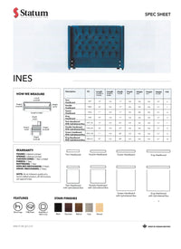 Ines Headboard/Upholstered Bed