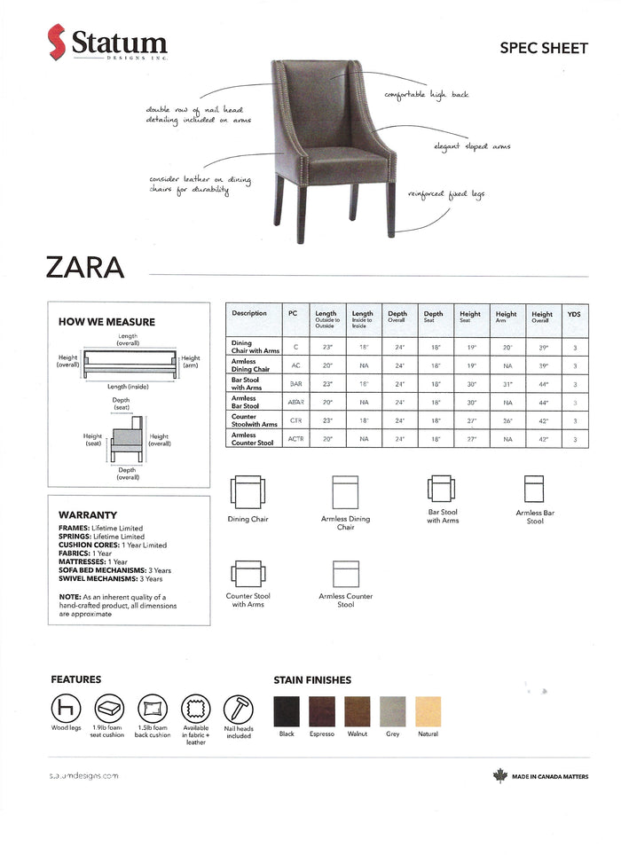 Zara Arm Chair